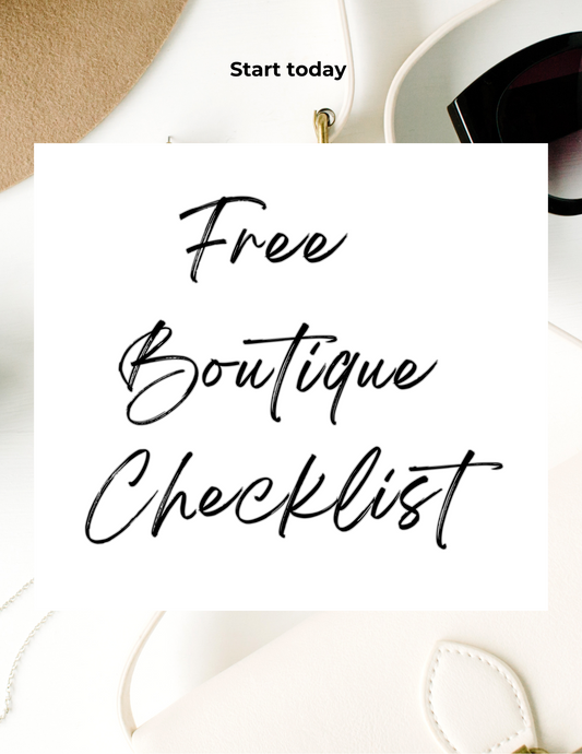 Boutique Checklist